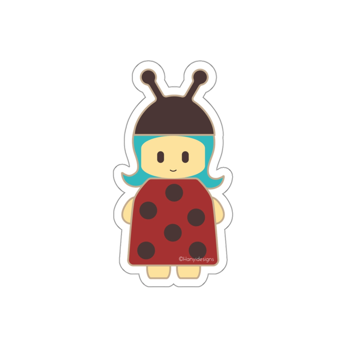 Die-Cut Stickers Maicey Ladybug Costume