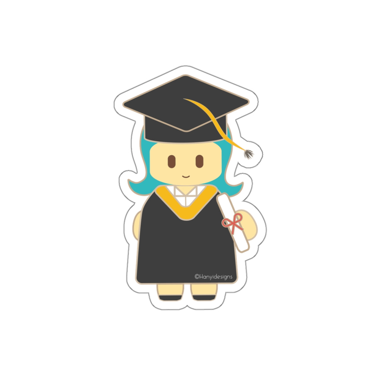 Die-Cut Stickers - Maicey Graduation Costume Design