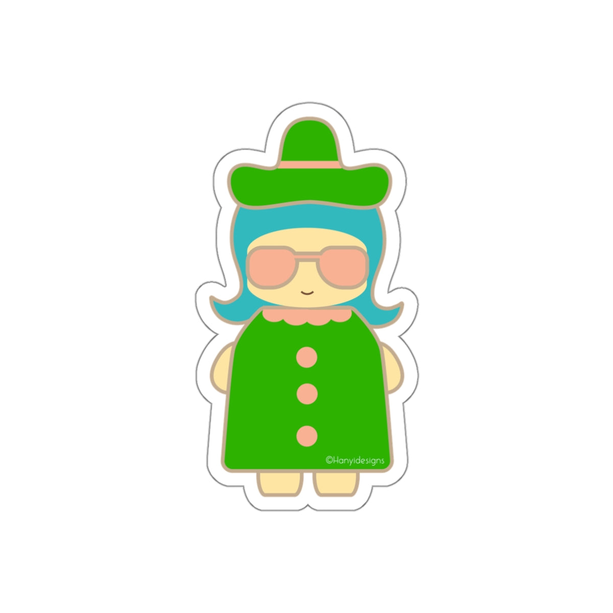 Die-Cut Stickers - Maicey Irish St. Patricks Costume