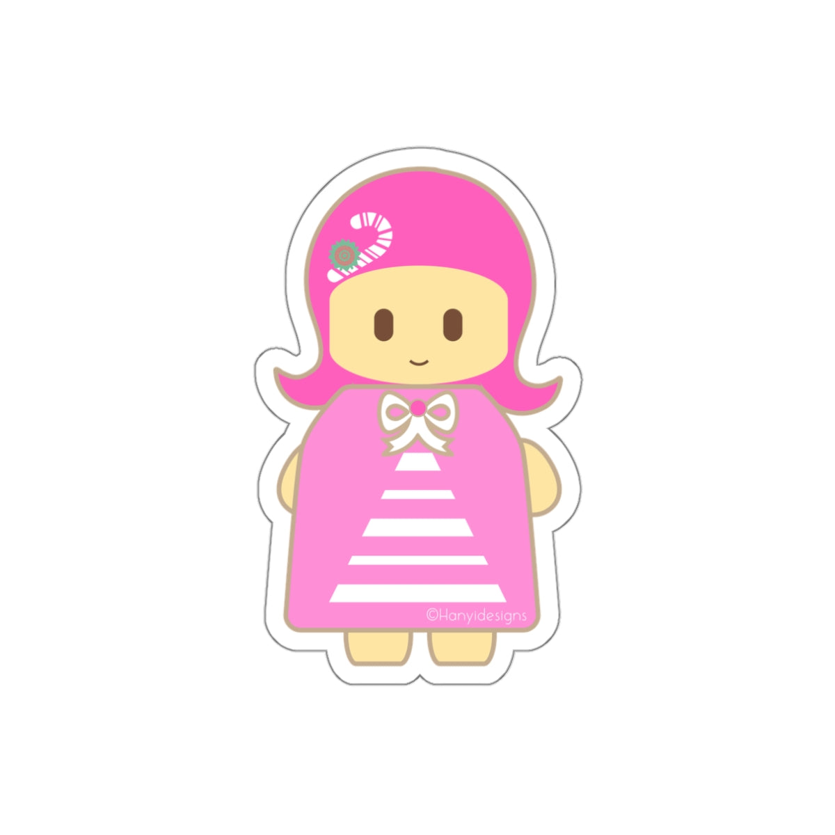 Die-Cut Stickers - Maicey Christmas Peppermint Costume
