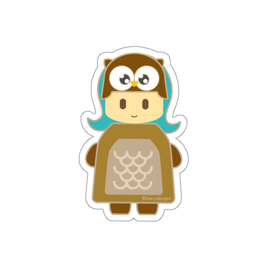 Die-Cut Stickers - Maicey Owl Costume Design